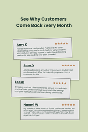 Reviews from customers on a light green background
